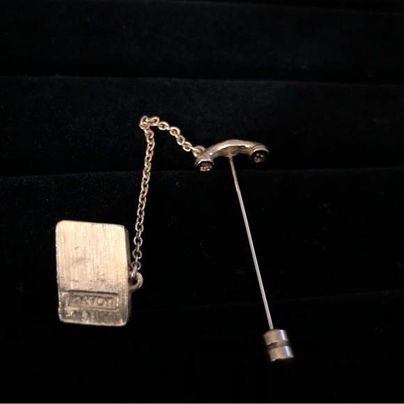 Vintage AVON- gold tone Telephone Brooch- stick pin/tie pin - Picture 5 of 5